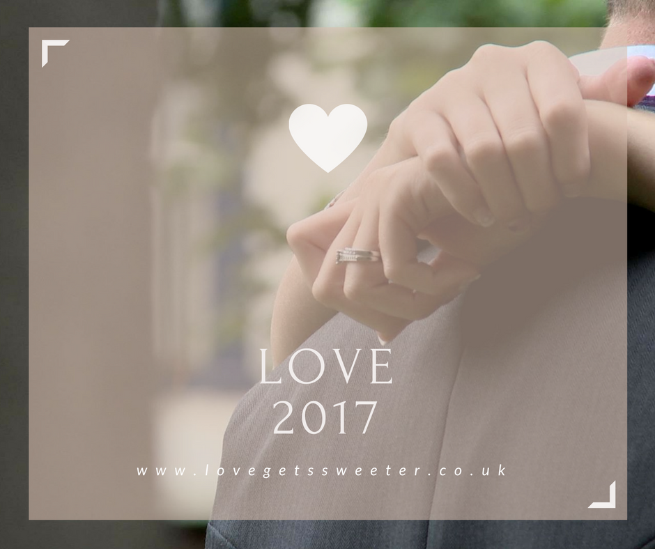 newlyweds hands with engagement ring outside church getting filmed by love gets sweeter wedding videos