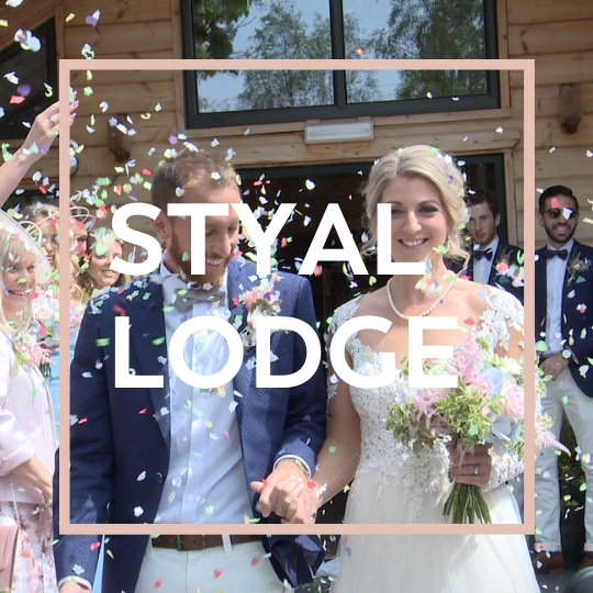 styal lodge real wedding Cheshire button