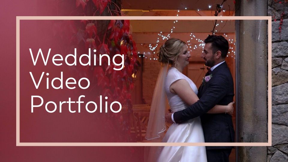 wedding videographer portfolio website button