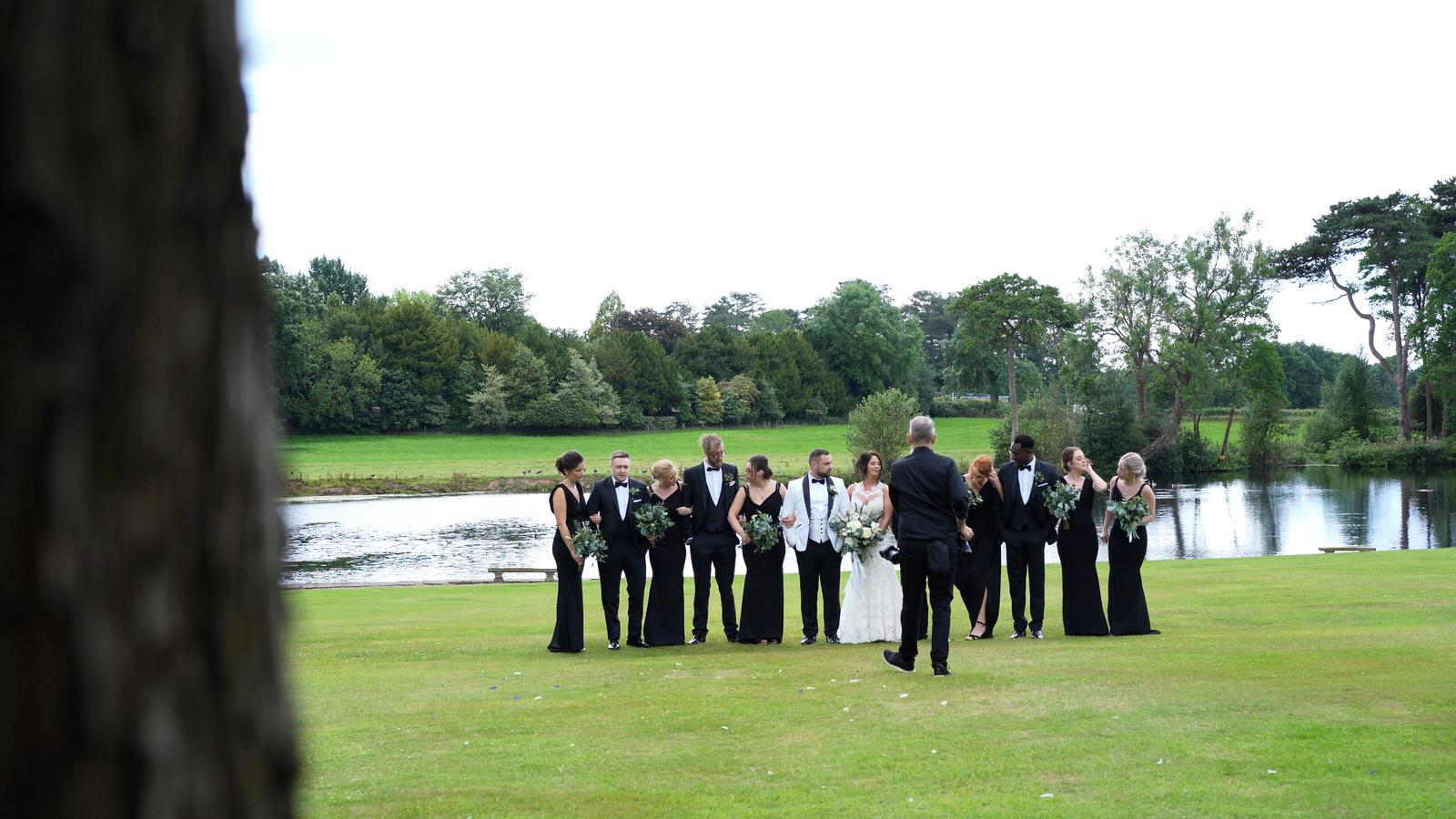 Phil salisbury organises a group photo at Capesthorne