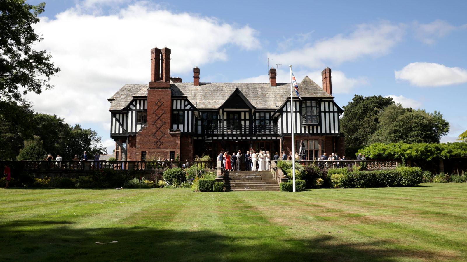 video still of Inglewood manor outside