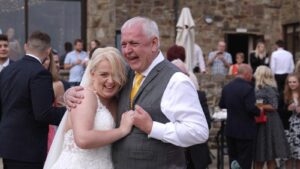 emotional dad and daughter dancing Beeston Manor
