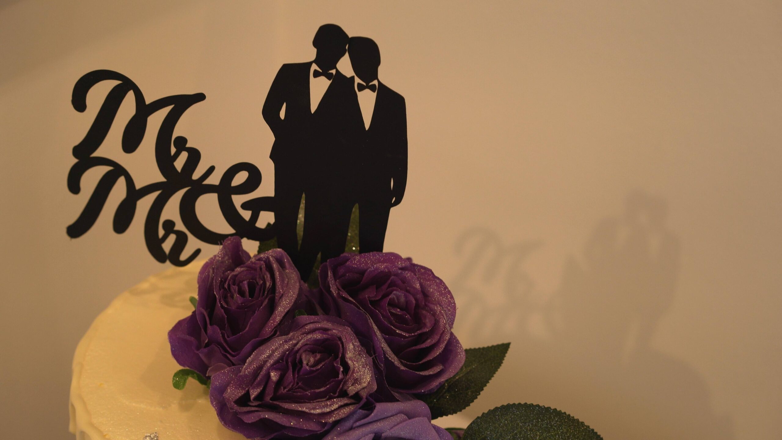 mr and mr cake topper