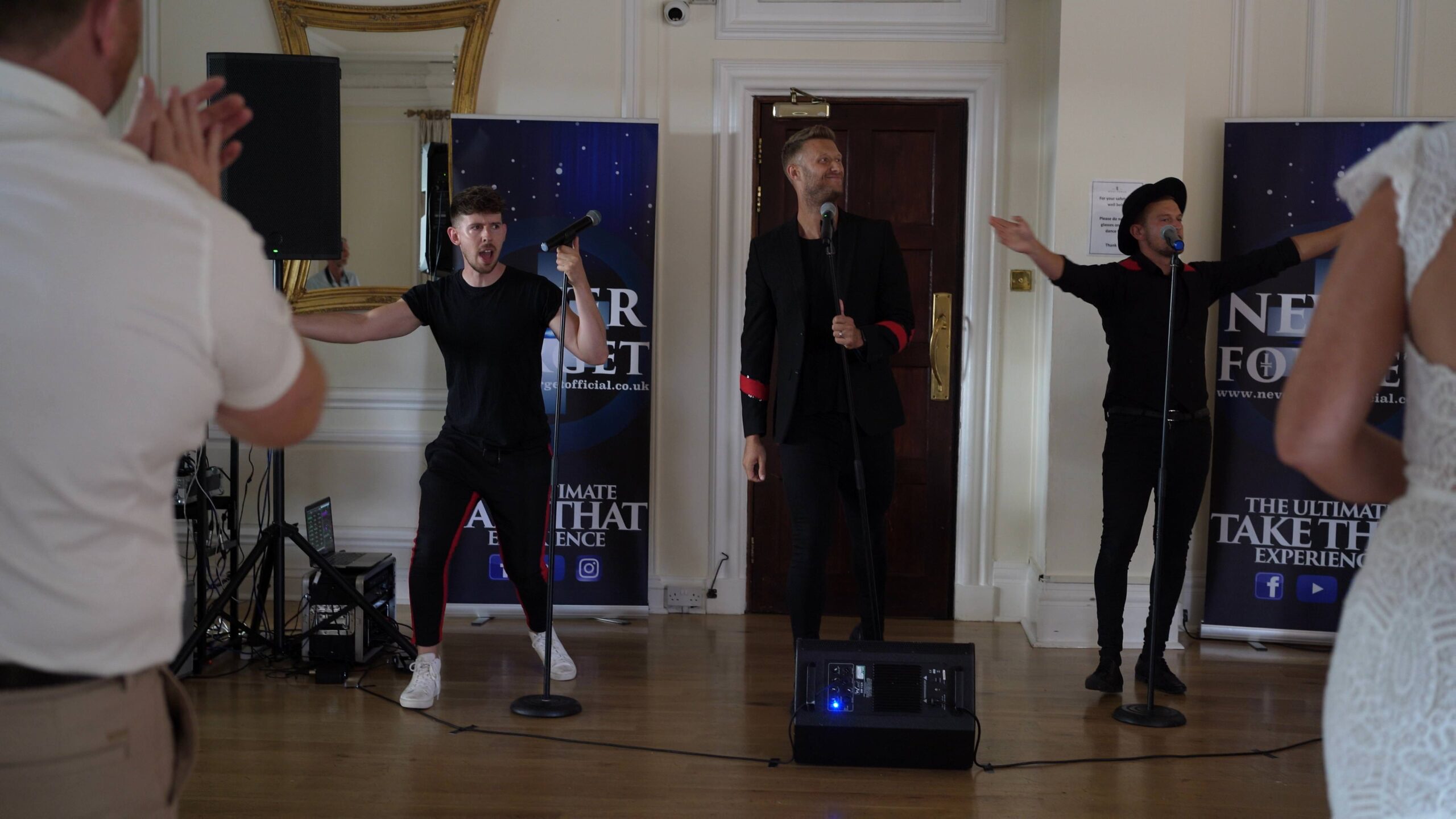 never forget take that tribute band perform at west tower