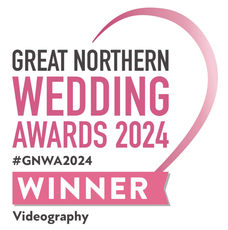 badge for the best wedding videographer 2024