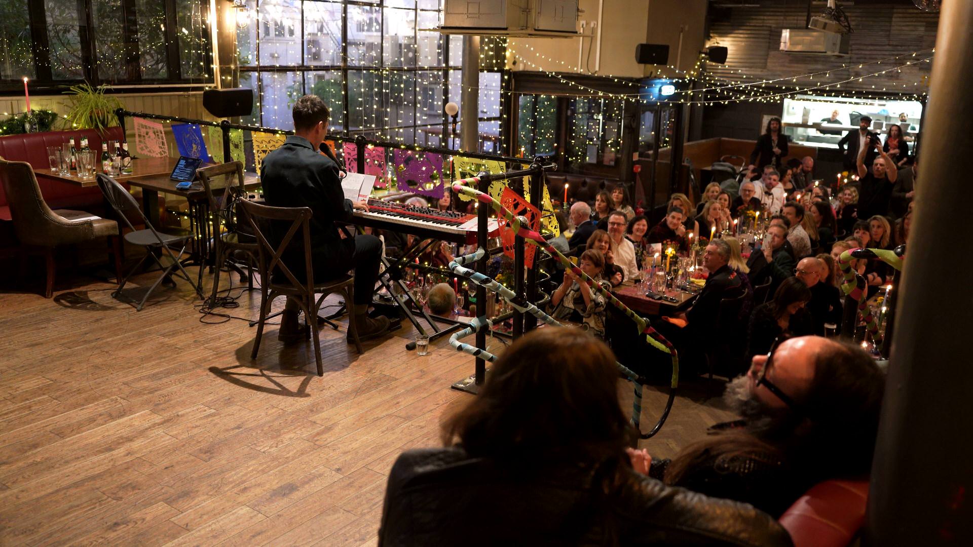 videographer captures the couple singing along to their favourite Bastille song